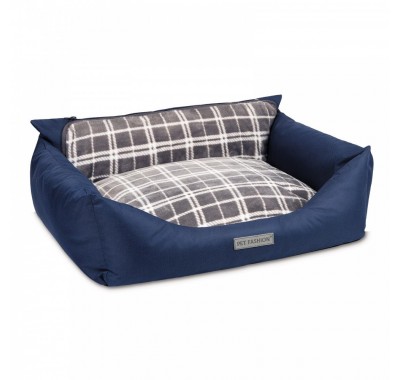 Лежак для собак Pet fashion PRIME 66х52х24см, синій 241757