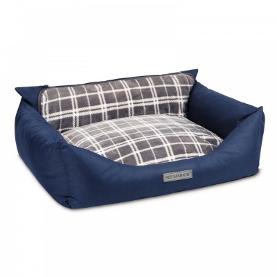 Лежак для собак Pet fashion PRIME 66х52х24см, синій 241757
