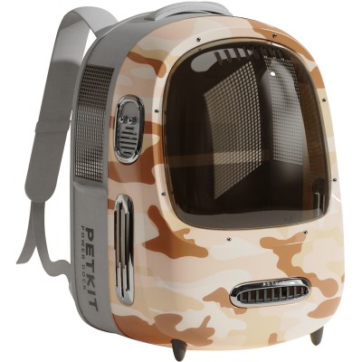 Рюкзак-переноска для котів та собак PETKIT Breezy2 Smart Cat Carrier 33x30x45 см (камуфляж) P7704