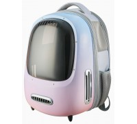 Рюкзак-переноска для котів та собак PETKIT Breezy2 Smart Cat Carrier 33x30x45 см (рожево-блакитний) P7704