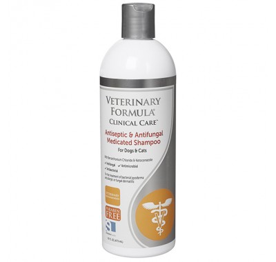 Veterinary Formula Antiseptic&Antifungal Shampoo Шампунь с бензетонием и кетоконазолом для собак и котов 473 мл