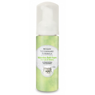 Veterinary Formula Waterless Bath Foam Шампунь без води для котів та кошенят, з екстрактами календули та м'яти 177 мл