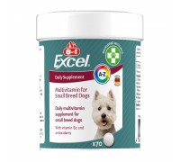 Мультивитамины для собак мелких пород 8in1 Excel Multi Vitamin 70шт 661825