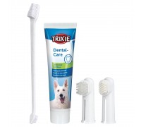 Зубна паста Trixie для собак з щітками, 100 г 2561