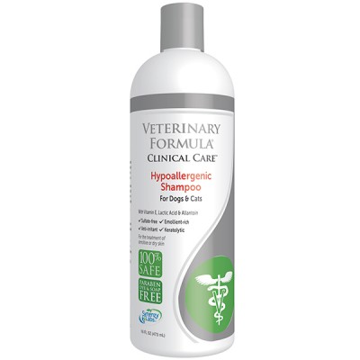 Veterinary Formula Clinical Care Hypoallergenic Shampoo Гіпоалергенний шампунь для собак та котів 473 мл