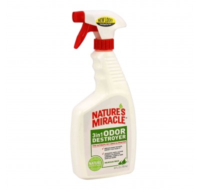 Знищувач запахів 8in1 Nature's Miracle 3in1 Odor Destroyerспрей (з ароматом гірської свіжості) 709мл 680196/5453