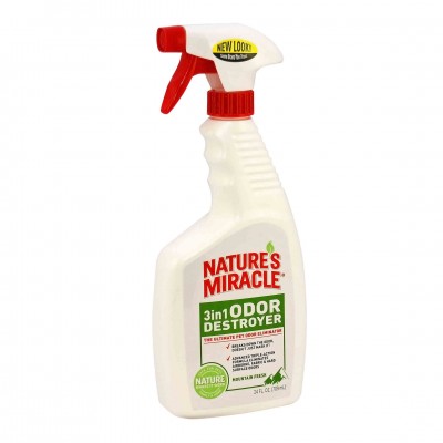 Знищувач запахів 8in1 Nature's Miracle 3in1 Odor Destroyerспрей (з ароматом гірської свіжості) 709мл 680196/5453