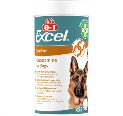 Хондропротектор для собак 8in1 Excel Glucosamine 55шт 661827