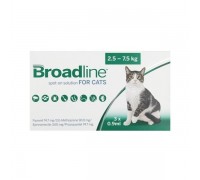 Broadline Spot On для котів від 2,5 до 7,5 кг 3 піпетки