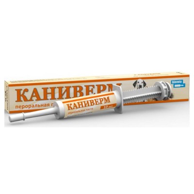 Каніверм (Caniverm) - паста від глистів для котів та собак