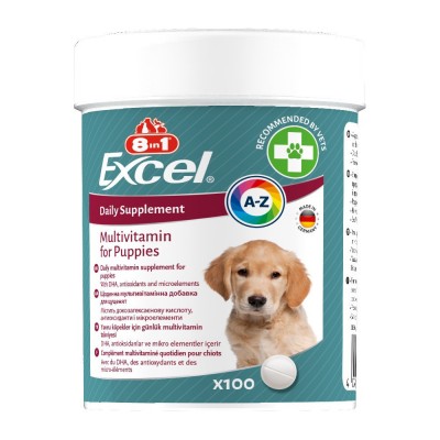 Мультивітаміни для цуценят 8in1 Excel Multi Vit-Puppi 100шт 661820