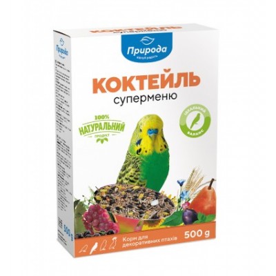 Природа Коктейль для папуги Суперменю 500г