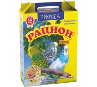 Природа Корм Раціон для хвилястих папуг Мультивітамін + йод 1,5 кг