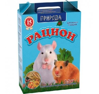 Природа Корм Раціон для дрібних гризунів 1,5 кг