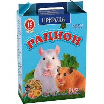 Природа Корм Раціон для дрібних гризунів 1,5 кг