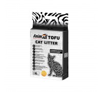 Cойовий наповнювач для кішок AnimAll TOFU Carbon Activ з активованим вугіллям 2,6 кг/6л 501536