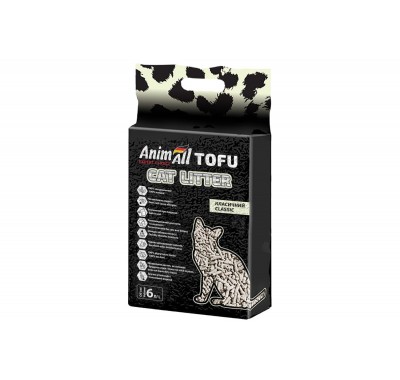 Cойовий наповнювач для кішок AnimAll TOFU Classic 2,6кг/6л 500379