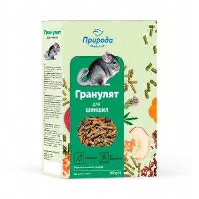 Природа Корм Гранулят для гризунів 600г