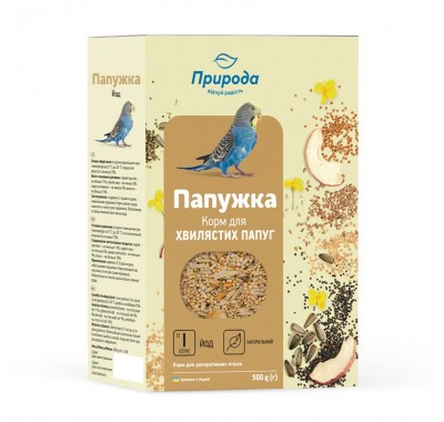 Природа Корм Папужка ЙОД 500г