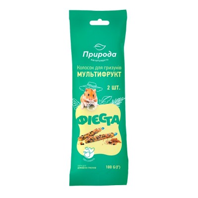 Фієста Колосок для гриз мультифрукт 100г