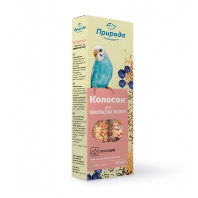 Колосок для папуги фруктовий