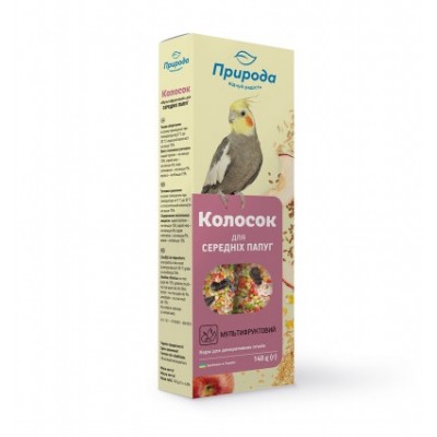 Колосок для екзотичних птахів Мультифруктовий
