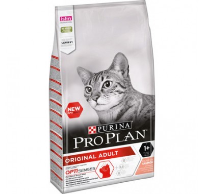 ProPlan ORIGINAL для взрослых кошек с лососем 1,5 кг