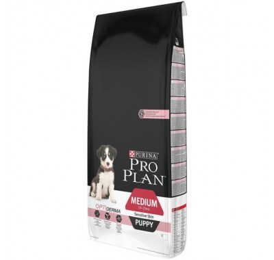 ProPlan Puppy Medium Sensitive Skin із лососем 12 кг