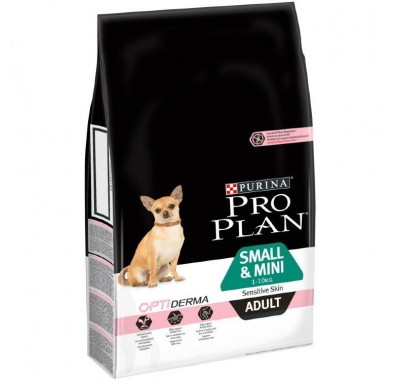 ProPlan Adult Small & Mini Sensitive Skin с лососем 3 кг