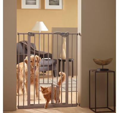Savic ДОГ БАР'ЄР+ДВЕР 107 (Dog Barrier+small door) перегородка для собак з дверцятами 107х75-84см