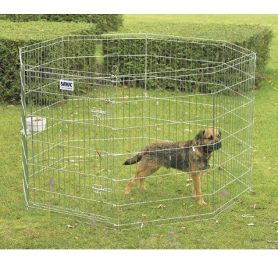 Savic ДОГ ПАРК (Dog Park) вольєр для цуценят, цинк, 8 панелей