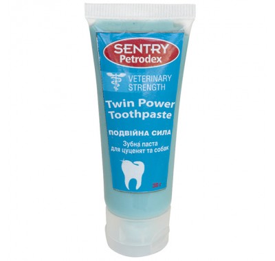 SENTRY Petrodex Twin Power отбеливающая зубная паста для собак 30 г