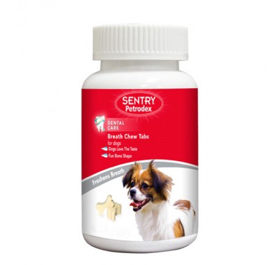 Sentry Petrodex eath Chew Tabs, жуйки для собак 30 шт