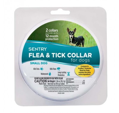 Sentry Flea&amp;Tick Small СЕНТРІ нашийник від бліх та кліщів для собак малих порід 38 см