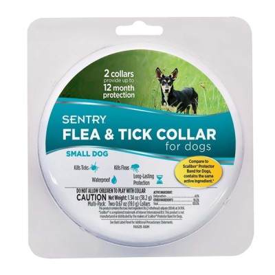 Sentry Flea&amp;Tick Small СЕНТРІ нашийник від бліх та кліщів для собак малих порід 38 см