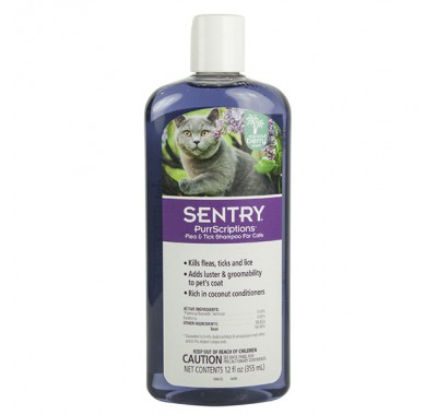 Sentry Cat PurrScriptions Flea and Tick Shampoo 354 мл