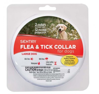 Sentry Flea&amp;Tick Large нашийник від бліх та кліщів для собак великих порід 56 см