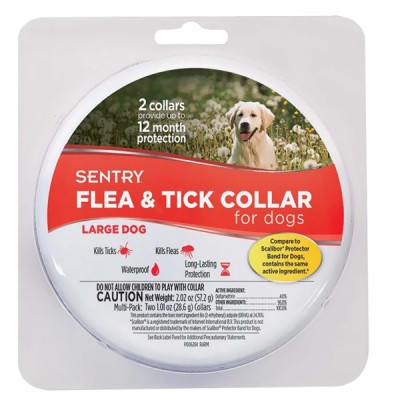 Sentry Flea&amp;Tick Large нашийник від бліх та кліщів для собак великих порід 56 см