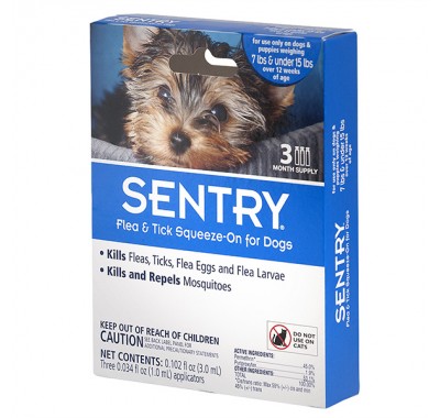 Sentry краплі для собак до 7 кг (1 піпетка)