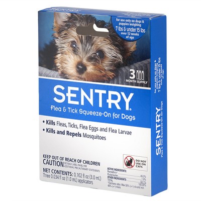Sentry краплі для собак до 7 кг (1 піпетка)