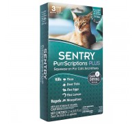 Sentry PurrScriptions Plus Для кішок до 2,2 кг (1 піпетка)