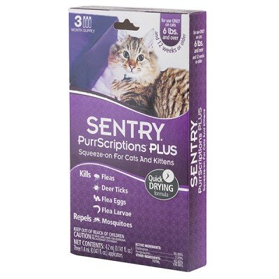 Sentry PurrScriptions Plus Для кішок від 2,2 кг (1 піпетка)