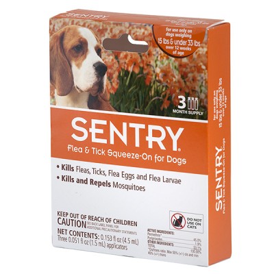 Sentry краплі для собак від 7 до 15 кг (1 піпетка)