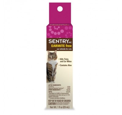 Sentry EarMite Free краплі від вушного кліща 29 мл