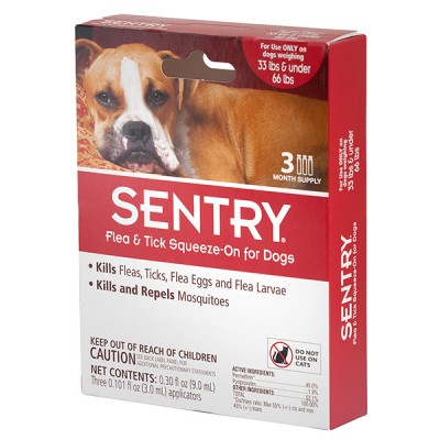 Sentry краплі для собак від 15 до 30 кг (1 піпетка)
