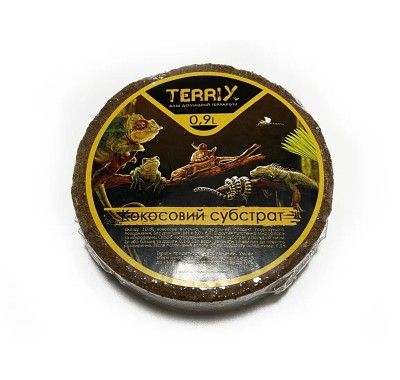 Кокосовий субстракт для тераріумів, TerriX, дрібний 0,9 л 65 г 9922