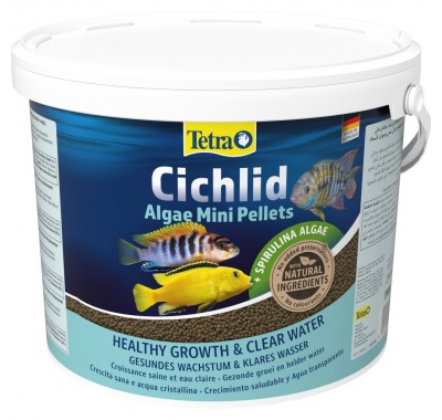 Корм Tetra Cichlid Algae Mini для акваріумних цихлід, 10 л (гранули) 201408