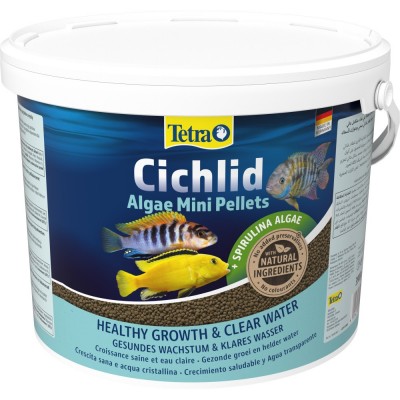 Корм Tetra Cichlid Algae Mini для акваріумних цихлід, 10 л (гранули) 201408