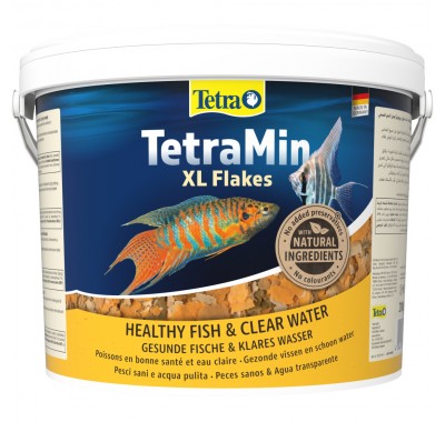 Корм Tetra Min XL Flakes Granules для аквариумных рыбок в хлопьях 10 л/2,1 кг 769946