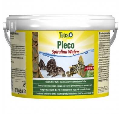 Корм для риб Tetra Pleco Spirulina Wafers Спіруліна (для травоїдних донних риб) 3.6л 193840